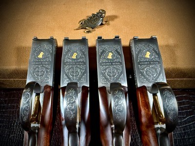 WINCHESTER MODEL 23 GOLDEN QUAIL SERIALIZED SET 410GA 28GA 20GA 12GA 