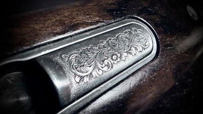 BERETTA KING RANCH 687 EELL DIAMOND PIGEON 12GA ENGRAVED BY BOTTEGA GIOVANELLI IN THE CASE IN THE BOX 28