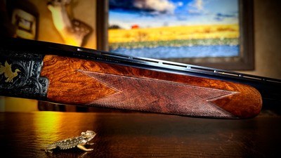 BROWNING GRADE VI 28GA Round Knob Long Tang 99% CONDITION IC/MOD FIXED - 1215 VC AS FINE AS BROWNING EVER MADE WITH ALL COLLECTIBLE FEATURES **WOOD** - Image 18 of 25