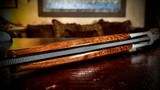 BROWING GRADE V 410GA ca. 1982 SUPERLIGHT-SPORTER-HANDMADE-ENGRAVED UNFIRED M. SHIMOMURA ENGRAVED SIGNED ROUND ACTION!! - 14 of 25