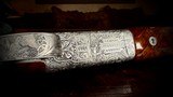 BROWING GRADE V 410GA ca. 1982 SUPERLIGHT-SPORTER-HANDMADE-ENGRAVED UNFIRED M. SHIMOMURA ENGRAVED SIGNED ROUND ACTION!! - 17 of 25