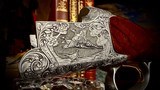 BROWING GRADE V 410GA ca. 1982 SUPERLIGHT-SPORTER-HANDMADE-ENGRAVED UNFIRED M. SHIMOMURA ENGRAVED SIGNED ROUND ACTION!! - 1 of 25