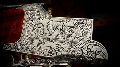 BROWNING GRADE V 28GA - 26” - 100% HAND ENGRAVED - FKLT - CA. 1978 - 99% PRISTINE - AS FINE A GRADE V AS I HAVE EVER SEEN  - Image 4 of 25