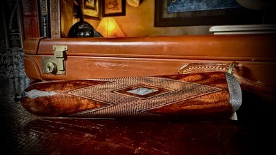 JAMES WOODWARD & SONS PURDEY BUILT 16GA 28” IC/M SINGLE TRIGGER 99% COLOR CASE GORGEOUS FINE BESPOKE SHOTGUN PROVENANCE ON HAND - Image 20 of 24