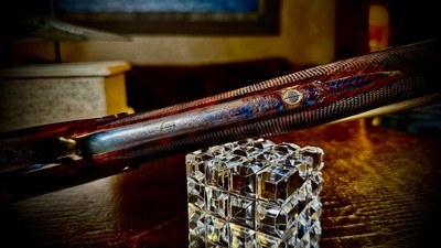 JAMES WOODWARD & SONS PURDEY BUILT 16GA 28” IC/M SINGLE TRIGGER 99% COLOR CASE GORGEOUS FINE BESPOKE SHOTGUN PROVENANCE ON HAND - Image 16 of 24