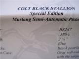 COLT BLACK STALLION .380 RARE - 4 of 8