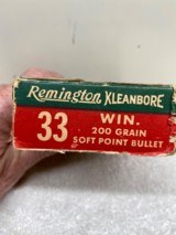 Remington 33 Winchester
33 W.C.F. ammo - 5 of 8