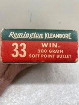 Remington 33 Winchester
33 W.C.F. ammo - 6 of 8