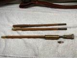 J.C.Petmecky 10 Ga. shotgun cleaning tool W/ wood 3 piece cleaning rod. - 4 of 6