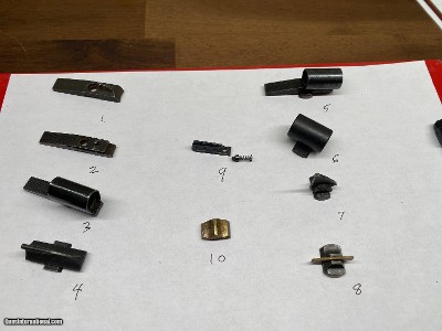 Front sights for Stevens, Savage, Springfield, Winchester, Marlin, and others.