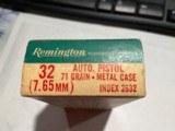 32 Auto pistol ammo - 2 of 2