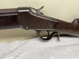 Antique Winchester 1885 flatside, Low Wall .22 cal rifle - 10 of 14