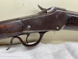 Antique Winchester 1885 flatside, Low Wall .22 cal rifle - 1 of 14