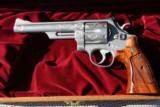 Smith & Wesson engraved model 629 stainless steel
- 4 of 6