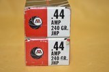 44 Auto Mag 240 grain JHP 2 Boxes 100 Rounds - 1 of 3