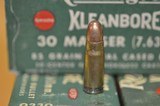 Vintage Remington 30 Mauser 85 grain Metal Case 4 Boxes plus 1/2 box NOS - 3 of 4