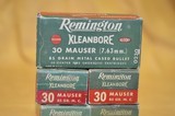 Vintage Remington 30 Mauser 85 grain Metal Case 4 Boxes plus 1/2 box NOS - 2 of 4