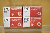 Sellier & Bellot 32 Auto (7.65 Browning) 73 gr FMJ 4 boxes 200 rounds NOS