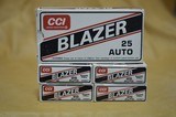 Blazer 25 Auto 50 gr FMJ 5 boxes of 50 NOS - 2 of 3