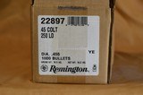 Remington 45 Colt dia .455 250 grain Lead Bullets 1000pcs - 1 of 2