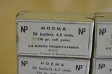 Norma 6.5mm 156 grain Soft Point Bullets 6 boxes 300 Total pcs - 2 of 4