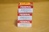 Federal 25 Auto (6.35mm Browning) 50 gr Metal Case Bullet - 1 of 3