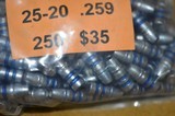 25-20 Cast Bullets .259 Dia. 500 count - 2 of 2