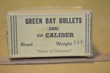 338 Caliber 200 Grain Cast Bullets with Gas Checks 100 Quantity