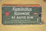 45 Auto Rim 230 Grain Lead by Remington 30 rounds - 1 of 3