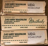 Weatherby 340 Magnum Ultra - High Velocity Ammunition - 2 of 5