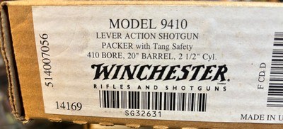 Winchester 9410 Packer 410 Shotgun - Image 2 of 13