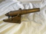 Antique Brass Ship's Black Powder Signal Cannon - 15mm Bore - Manufacturer unknown - 1 of 4