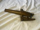 Antique Brass Ship's Black Powder Signal Cannon - 15mm Bore - Manufacturer unknown - 3 of 4
