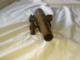 Antique Brass Ship's Black Powder Signal Cannon - 15mm Bore - Manufacturer unknown - 4 of 4