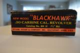 Ruger New Model Blackhawk .30 Carbine NIB Early Production- 4 of 9