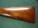 H. J. HUSSEY 12ga Imperial Sidelock Ejector English Best London Built Holland & Holland Style Game Gun in Oak & Leather - 10 of 15