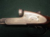 H. J. HUSSEY 12ga Imperial Sidelock Ejector English Best London Built Holland & Holland Style Game Gun in Oak & Leather - 2 of 15