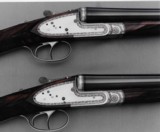Flli PIOTTI Model Monaco Vintage Matched Pair 12 Ga. 30” Game Guns, PATELLI Engraved, finest Turkish walnut,Cased with Accessories, Springs, Pins - 1 of 15
