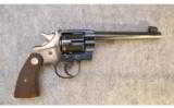 Colt Officers Target Model ~ .38 Special - 1 of 2