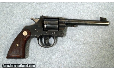 Colt's Mfg Co. ~ Officer's Model ~ .38 Spec