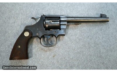 Colt's PTFA ~ Officer's Model H.B. ~ .38 Special