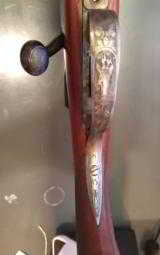Mauser with case coloring and engraved with German Natzi eagle - 8 of 15