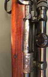 Mauser with case coloring and engraved with German Natzi eagle - 5 of 15