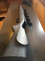 Weatherby Rifle Mark V light weight in 308, stainless steel, with Leupold Var XII 3X9 X50 scope - 2 of 9