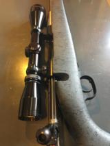 Weatherby Rifle Mark V light weight in 308, stainless steel, with Leupold Var XII 3X9 X50 scope - 6 of 9