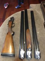 Beretta BL4 12 Guage shotgun with 3 barrels and a Browning old case - 2 of 15