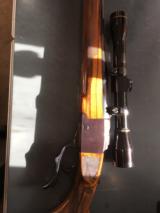 Ruger #1, 308, custom wood and Bullet Trap box and Leupold M8 scope - 4 of 15