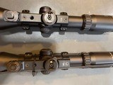 Krieghoff Quadro drilling combonation gun, 2 barrel set, two wood sets, two illuminated scopes, case, 20/20/7x65R and 20/20 9.3 74R, - 11 of 14