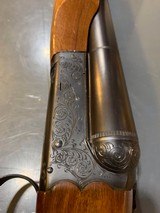 Ithaca 200 E side by side shotgun, 26 inch barrel, hi condition, used little with wrap around wood - 4 of 15