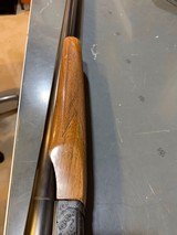 Ithaca 200 E side by side shotgun, 26 inch barrel, hi condition, used little with wrap around wood - 9 of 15